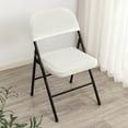 thumbnail image 3 of Juego de 4 fundas para sillas, funda de asiento dividida para silla plegable, funda de licra para silla de comedor, cojín elástico para decoración del hogar, fiesta, boda, 3 of 5