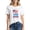 White#3, variant on GaThRRgYP Summer Vacation Short Sleeve Blouse - Women's Tops,Women's Independence Day Printed Short Sleeved T-shirt White S