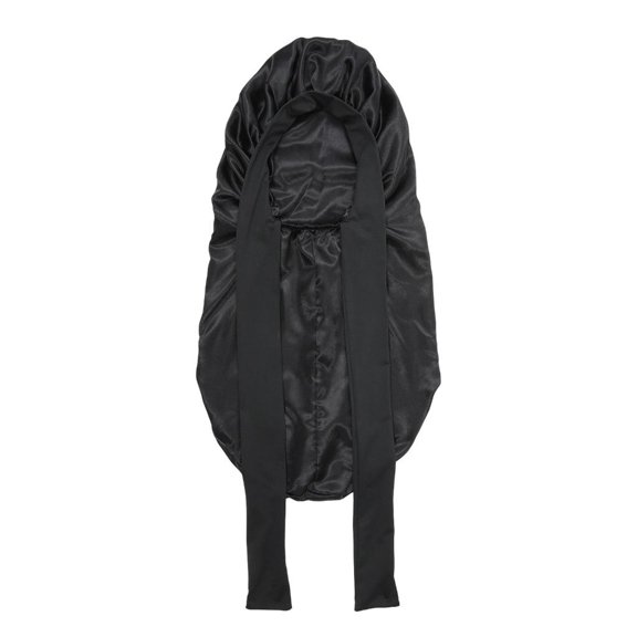 Yihuala Long Silky Sleep Bonnet for Curly Hair Long Braids Dreadlocks Hair Bonnet Satins Cap with Ties Ribbon