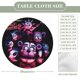 thumbnail image 2 of Five Nights at Freddy's-theme Fitted Round Tablecloths Elastic Edged Table Covers Waterproof Table Cloth for Kitchen Holiday Party Tables Decor 120cm, 2 of 6