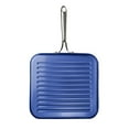 thumbnail image 2 of GraniteStone Blue Nonstick 10.5” Grilling Pan, Diamond Infused, Metal Utensil Sear Ridges for Grease Draining, Stay Cool Stainless-Steel Handle Oven & Dishwasher Safe, 100% PFOA Free, 2 of 4