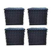 Bookishbunny 48 Packs Acoustic Foam Tiles Wall Record Studio Sound Proof 12 x 12 x 1 inch Panels