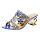 thumbnail image 1 of Amzcrzy Zapatos de mujer,Zapatos de mujer,Zapatillas de mujer, Sandalias de metal con suela plana y cuentas para mujer Sandalias Mujer Zapatillas De Casa, 1 of 9
