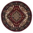 thumbnail image 3 of SAFAVIEH Classic Tatyanna Oriental Wool Area Rug, Assorted/Red, 3'6" x 3'6" Round, 3 of 13