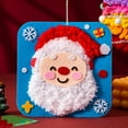 thumbnail image 6 of Shoreew DIY Christmas Embroidery Kit for Beginners Cute Santa/Stocking/Gingerbread Sewing Projects Xmas Needlepoint Kit for Kids Adults, 6 of 7