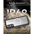 thumbnail image 2 of baomifa-Magnetic for Samsung Galaxy S25 Edge Case with Screen Protector [IP68 Waterproof] Compatible with Magsafe Full Body Rugged Military Grade Shockproof Bumper Case for Galaxy S25 Edge Black, 2 of 4