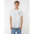 thumbnail image 1 of Men's Casual Alien Flying Saucers Print Crew Neck Short Sleeves T-shirts For Summer, 1 of 7