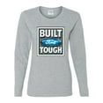 thumbnail image 2 of Wild Bobby, Ford Built Tough, Cars and Trucks, Women Graphic Long Sleeve Tee, Heather Grey, XX-Large, 2 of 4