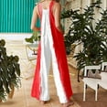 thumbnail image 4 of DGMIOCS Canada Day Ladies Maple Leaf Jumpsuits Sleeveless Loose Fit Rompers Canada Clothings Red L, 4 of 6