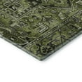 thumbnail image 4 of Addison Rugs Mayfield Washable Traditional Oriental Olive Rectangle Rug, 3' x 5', 4 of 6