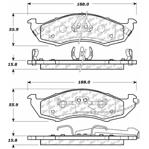Go Parts Oe Replacement For 1993 2002 Nissan Quest Front Disc Brake Pad Set For Nissan Quest Walmart Com Walmart Com
