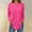 Hot Pink, variant on Holzkary Women's Long Sleeve Shirts Dressy Casual Loose Button Up V Neck Henley Tops 2025 Fall Basic Tee Blouse Long Sleeve Tops for Women Neck Casual Petite T Shirts Beige L