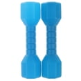 thumbnail image 2 of lionlar Kids Sports Toy Plastic Dumbbells Bone Shape w/ Sound Strength Training Blue, 2 of 7