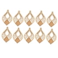 thumbnail image 2 of Pendant,10Pcs Wood Earring Pendant Jewelry Making Pendant Wood Earring Pendant Smart Functionality, 2 of 14