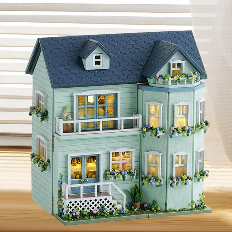 Almencla Diy Doll Houses Miniature Kits 3D Puzzle Building Kits