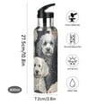 thumbnail image 5 of ALAZA Doodle Puppy Dog Water Bottle Insulated Flask Stainless Steel Straw Lid 20 oz, 5 of 6