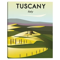 Masterpiece Art Gallery Tuscany Cities Canvas Art Print, 22" x 28", by Omar Escalante