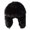 Black, variant on Plush Lei Feng Hat Solid Color Women Winter Hat Thermal Faux Fox Fur Beanie Hat with Long Ear Protection