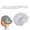 White, variant on Disposable Dust Caps 100Pcs - Elastic Bouffant Hair Caps, Non-Woven Kitchen Hairdressing Service, Breathable Lightweight, Professional Hair Protection, Thanksgiving Christmas Holiday Use