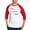Red/White, variant on CafePress - Proud Army Cousin Black Baseball Jersey - Cotton Baseball Jersey, 3/4 Raglan Sleeve Shirt