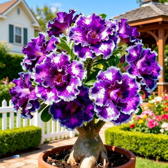 Desert Rose, Low Maintenance - Easy Grow - Ideal for Beds Borders, Plant Pots & Planters