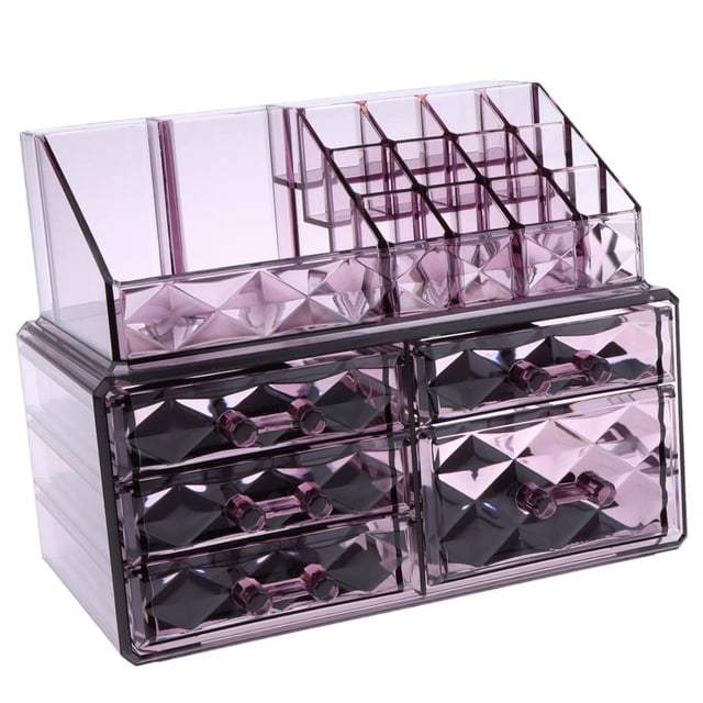 Caja de acrílico para maquillaje jinwen Organizador de maquillaje