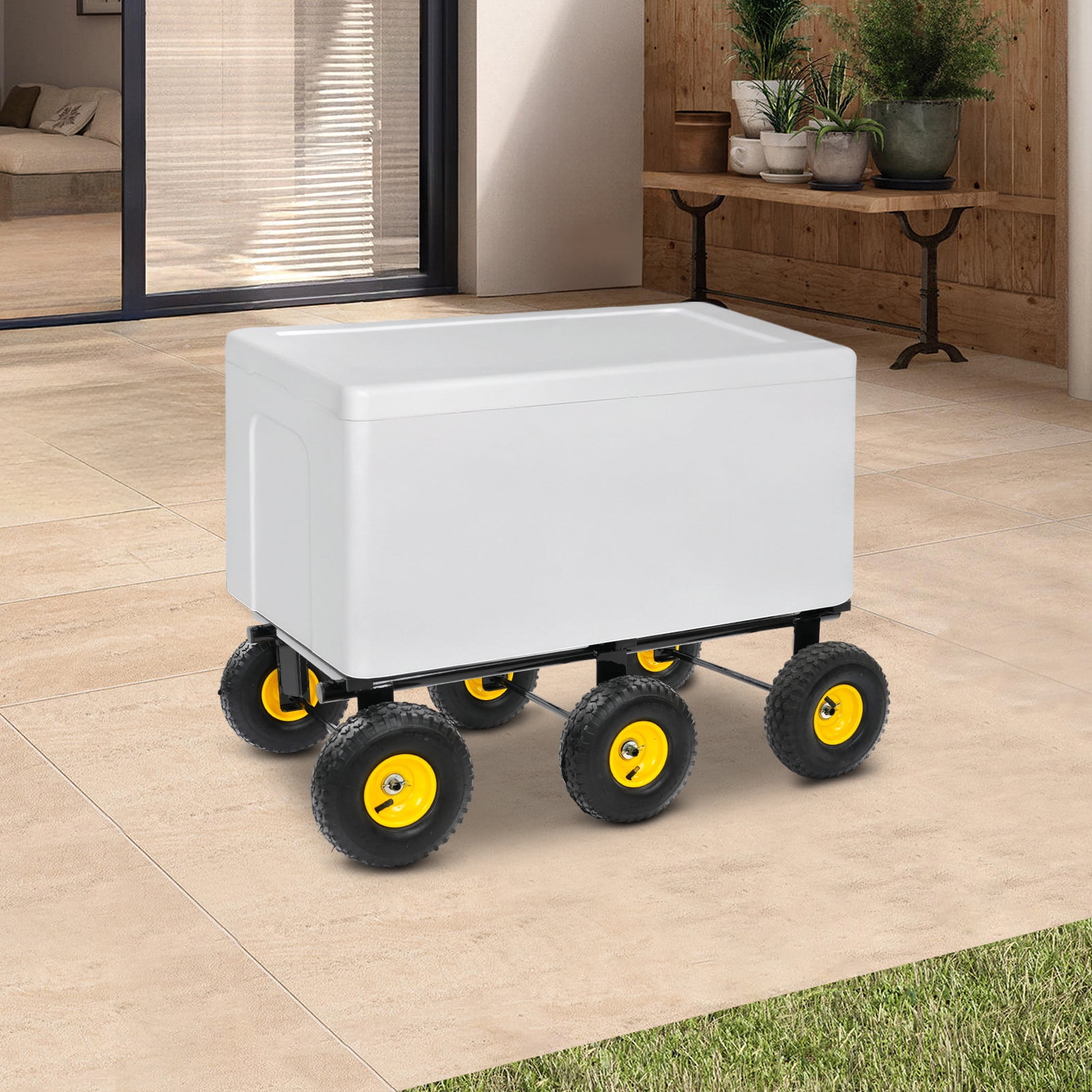 6-Wheel All-Terrain Mover, 1200-LB Capacity All-Terrain Mover, Heavy Duty Furniture Dolly