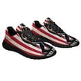 thumbnail image 6 of Bigfoot Believe American flag Shoes Sneakers Black Size 12, 6 of 7