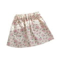 thumbnail image 2 of HUITKMM Tutu Robe pour Filles Été Jupe en Denim à Imprimé Floral pour Bébé Fille Jupe Pleine Longueur Jupe Courte 4-5 Ans, 2 of 8