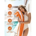 thumbnail image 5 of Utopia Towels Pack of 4 Cabana Beach Towels, Oversized 30 x 60 Inches Cotton Beach Towel Set, Smooth Ring Spun Texture for Pool and Swim Days, Modern Striped Design Bath Towels, 5 of 10