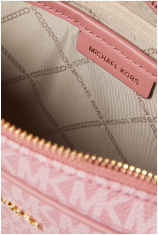 Michael Kors Jet Set Large East/West Crossbody Smokey Rose One Size  32F1GJ6C7V-688 - AllGlitters