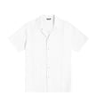 thumbnail image 5 of LINGLANG Men's Guayabera Wedding Shirt Mexican Embroidery Style Loose Casual Linen Blend Short Sleeve Beach Top, 5 of 7