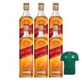 thumbnail image 1 of 6 Whisky Johnnie Walker Blend Red Label 700 ml + Jersey Verde, 1 of 3