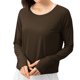 thumbnail image 2 of Camiseta sin mangas para mujer,Blusa estampada para mujer, camiseta informal de manga larga, cuello redondo de poliéster, corte holgado para uso diario, sopatenor, 2 of 8