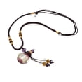 thumbnail image 1 of Difusor de aceite esencial de perfume Zulema colgante Encanto Púrpura collar de botella de perfume, 1 of 7