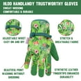 thumbnail image 2 of HANDLANDY Work Gloves for Women and Ladies, Leather Gardening Gloves Flexible Mechanic Working Gloves, 2 of 8