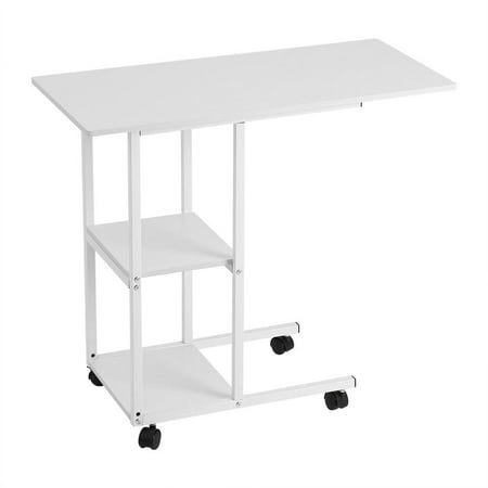 Fugacal Home Office Portable Mobile Over Bed Table Sofa Couch