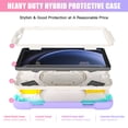 thumbnail image 3 of Case for Samsung Galaxy Tab A9+ 11.0" 2023 SM-X210 / SM-X215 / SM-X2, Kids Friendly Rugged Cover Built-in 360° Rotatable Stand-Hand/Shoulder Strap/Pencil Holder for Galaxy Tab A9 Plus, Colorful Pink, 3 of 18