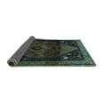 thumbnail image 2 of Ahgly Company Indoor Rectangle Persian Turquoise Blue Traditional Area Rugs, 4' x 6', 2 of 4