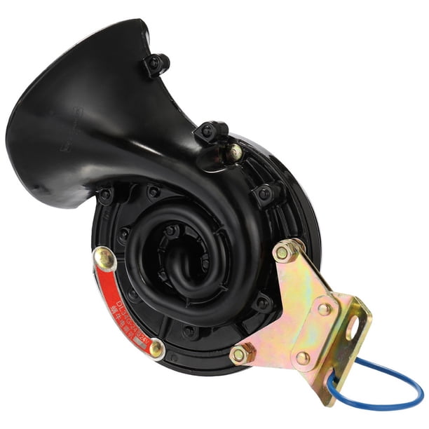 Intensificador de sonido Loud 105DB 12V/24V negro impermeable cuerno de caracol eléctrico cuerno de Tomshoo Intensificador de sonido