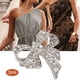 thumbnail image 3 of Broches Para Mujer Broches De Ropa Para Mujer 2 Broches En Forma De Arco De Diamantes De Imitación Brillantes Broches De Perlas Alfileres De Aleación Para Ropa Broche De Regalo ANGGREK Otros, 3 of 8