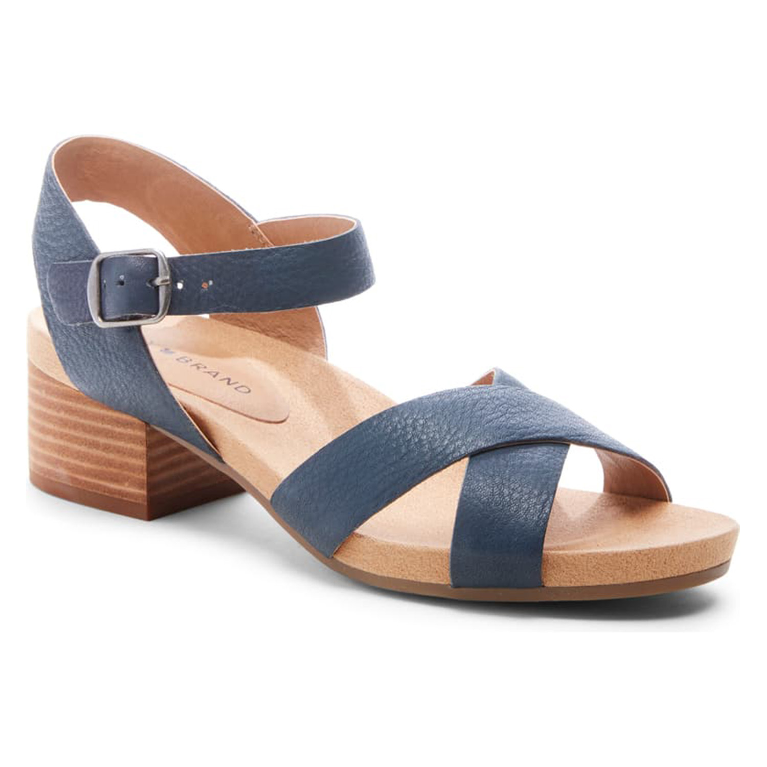 Lucky Brand Women s philana Leather Open Toe Ankle Strap Sandal Walmart