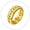 Gold, variant on Clearance Statement Wheat Rings for Women Men Stainless Steel Band Rings Size Birthday Valentines Day Jewelry Gifts Girlfriend Wife Her Age Ideas, Size 9