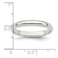 thumbnail image 5 of Auriga Fine Jewelry 925 Sterling Silver 3mm Half-Round Wedding Band Ring Size 5.5 for Women, 5 of 6