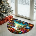 thumbnail image 5 of Tarmeek Christmas Welcome Doormat, Xmas Door Mats for Front Door, Christmas Decorations Outdoor Indoor Non Slip Doormat Entryway Floor Rug for Entrance Outside Xmas Home Decor, 5 of 6