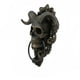 thumbnail image 3 of Escultura de calavera con cabeza de oveja, decoración Punk para colgar en la pared, aldaba de puerta, 3 of 3