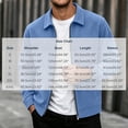 thumbnail image 3 of Ceisia Men's Point Collar Full Zip Corduroy Casual Jacket Long Sleeve Solid Color Trucker Outerwear For Autumn Gift, 3 of 9