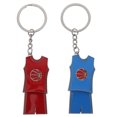 thumbnail image 1 of 2pcs Jersey Modelling Key Chains Creative Hanging Ornaments for Schoolbag, 1 of 8