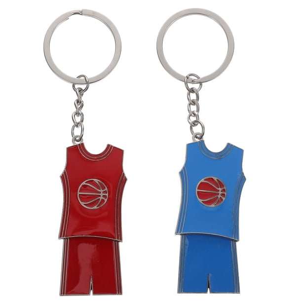 KAKOWELY 2 llaveros de jersey con diseño de jersey, adornos colgantes creativos para mochilas escolares.