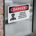 thumbnail image 4 of (2 Pack) Hard Hat Required While Crane In Operation OSHA Danger Sign, 4 of 7